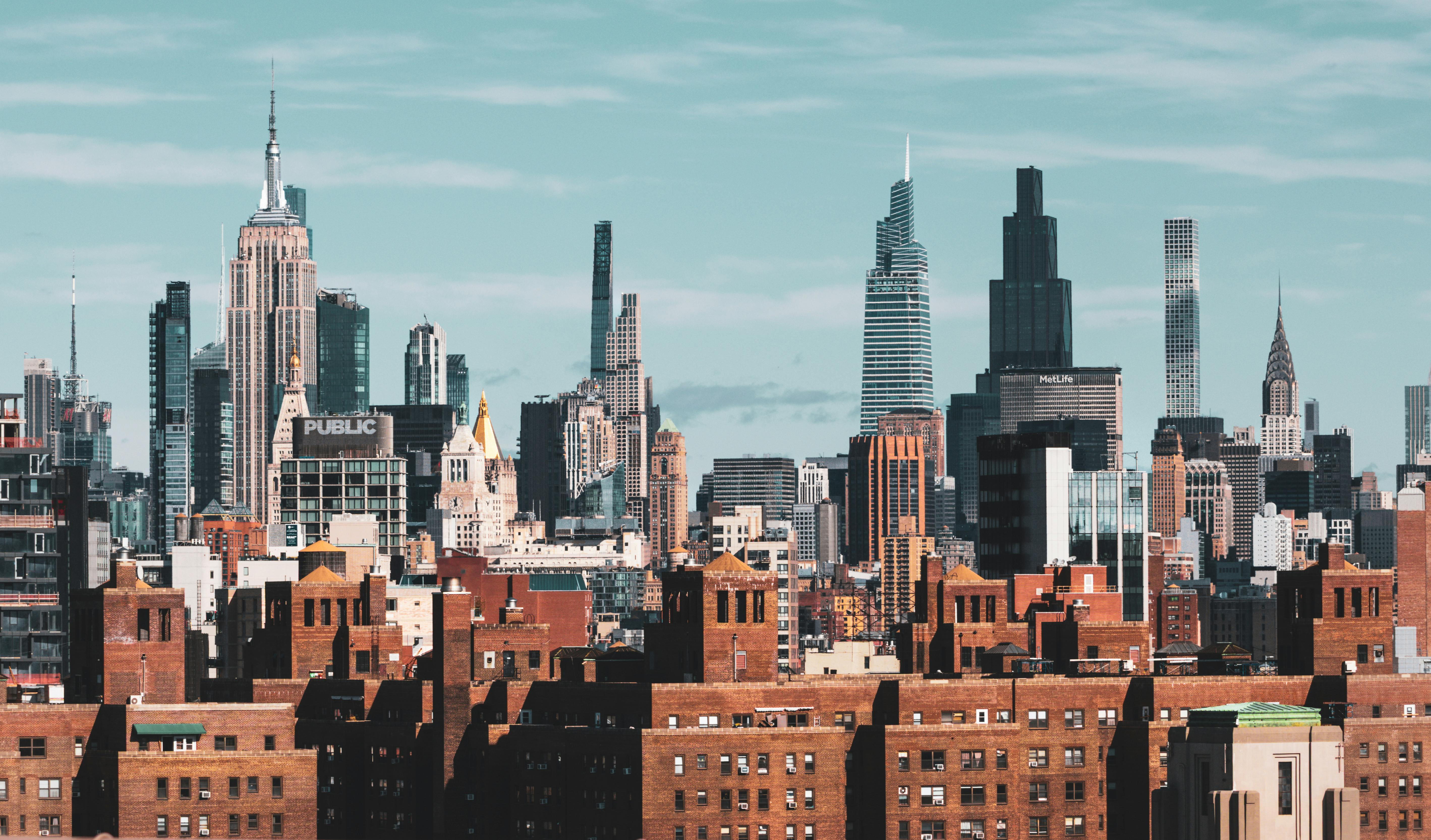 Vue des gratte-ciel de Manhattan